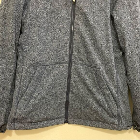 JACKET REVERSIBLE UNISEX SMALL NAVY BLUE RAIN COAT / FLEECE JACKET NO TAGS. - Picture 10 of 16